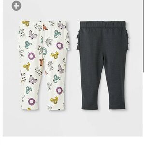 Baby Girls' 2pc Ruffle and Dots Shorts Cat & Jack